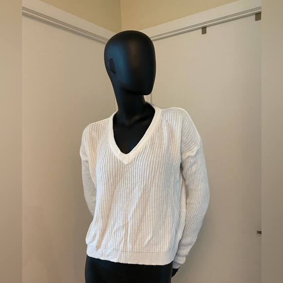 White Soft Fall Sweater - Picture 2 of 6